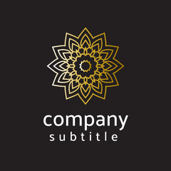 ornament gold logo