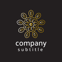 ornament gold logo
