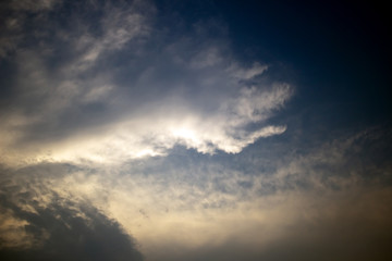clouds in the sky
