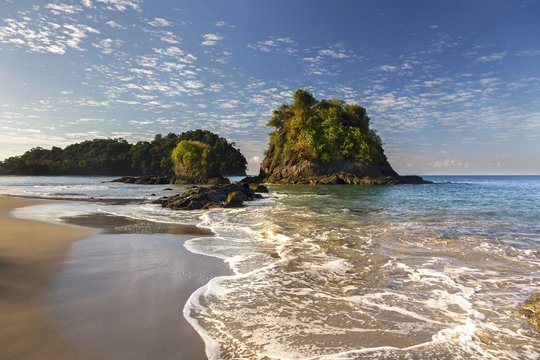 Manuel Antonio National Park Costa Rica Playa Espadilla Landscape Beach Detail 