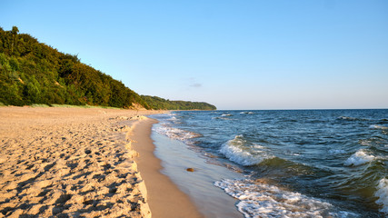 plaża nad morzem bałtyckim chłapowo - obrazy, fototapety, plakaty