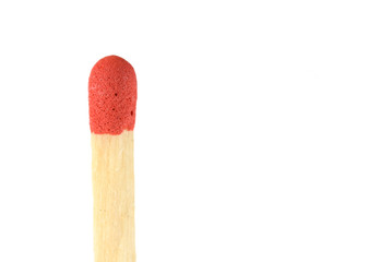 match isolated on white background