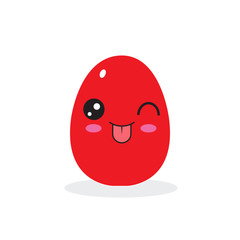 Illustration vector graphic of cute eggs. 