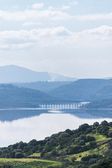 Obraz premium Bridge over the Tirso river