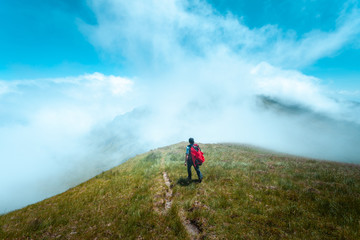Exploring the mountains of Romania, epic landscapes and low clouds ahead