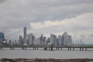 Obraz premium View of the Modern Panama City