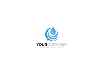 Vector Logo Design Aqua Water Concept Editable