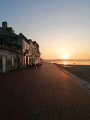 sunset at the beach
