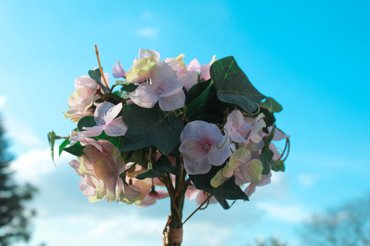 Imagen de ramo de flores en tonos pastel ideal para novias de boda o regalar el dia de las madres