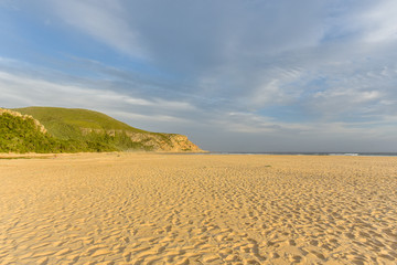 Naklejka premium Nature's Valley is a popular tourist destination near Plettenberg Bay on the Garden Route, Western Cape, South Africa