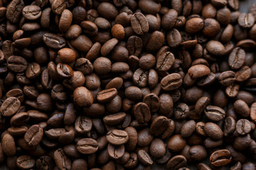 roasted coffee beans, can be used as a background.