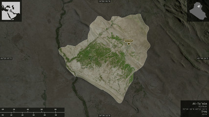 At-Ta'mim, Iraq - composition. Satellite