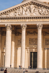 Obraz premium Pantheon Paris, view of the Central facade