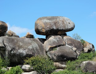 Rock formation located in the Mwanza region of Tanzania East Africa