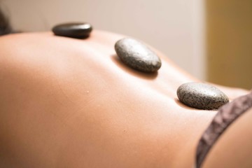 
delicious relaxing massage and a pretty model getting massages