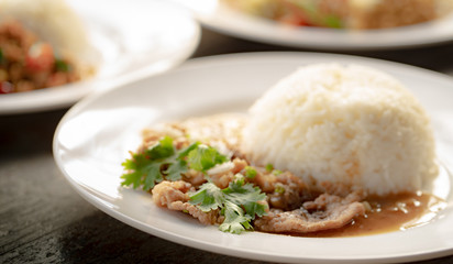 Stir-Fried Pork Mixed with Garlic
