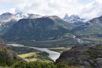 Fototapeta na wymiar carretera austral chile patagonia