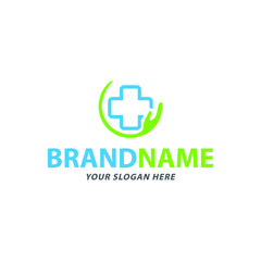 Obraz premium creative healthcare logo design, vector