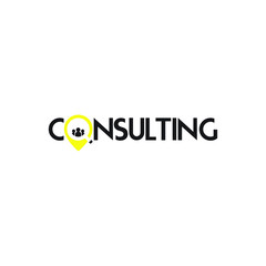 creative consulting logo design, vector