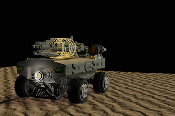Fototapeta premium war car