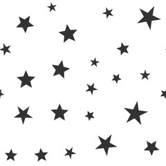 Stars seamless pattern. Vector illustration. Star icons texture background.