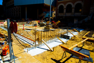 Construction Site in the City