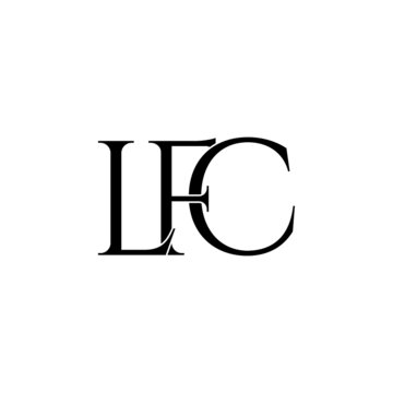 lfc letter original monogram logo design