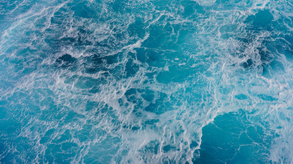 Surface of sea water