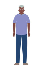 Isolated grandfather avatar vector design