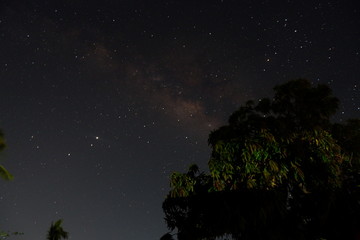 Fototapeta premium Sunset, stars