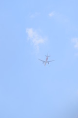 airplane in the sky