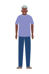 Isolated grandfather avatar vector design