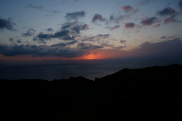 Fototapeta premium Sunset, stars