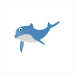 Beautiful dolphin clip art character artwork cartoon