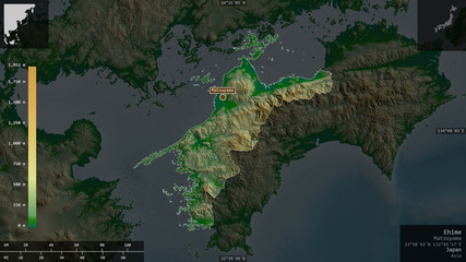 Ehime, Japan - composition. Physical