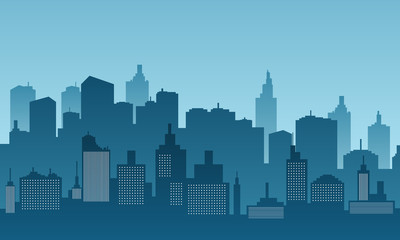 Fototapeta premium City background of daylight with building skyscraper