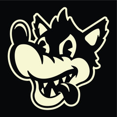 Wolf Rubber Hose Cartoon
