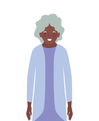 Isolated grandmother avatar vector design