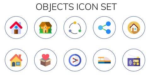 objects icon set