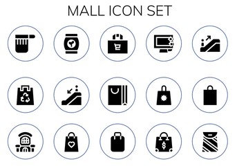mall icon set
