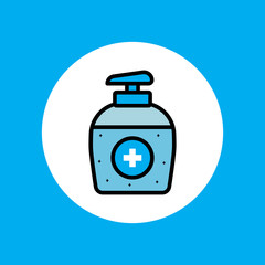 Hand sanitizer pump bottle  washing gel  alcohol gel