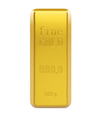 Gold Bars Isolated