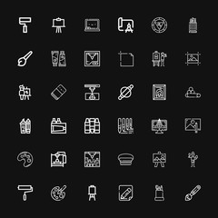 Editable 36 draw icons for web and mobile