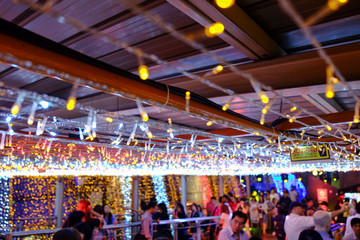 led lighting decoration in the lighting festival