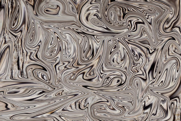 Digital Artistic Abstract Painting Using Liquefying Tool 