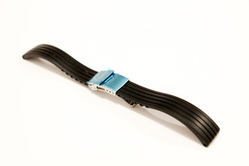 silicone watch strap object isolate on the white background