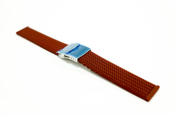 silicone watch strap object isolate on the white background
