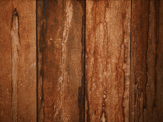 Wooden background wall.