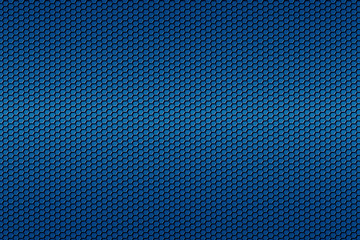 blue honeycomb Carbon fiber background, black texture