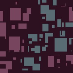 seamless pattern, cubic pattern in red colors